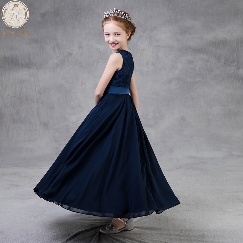 Một chiếc tủ gấu trúc trong bộ váy dạ hội công chúa cho bé gái lớn trình diễn piano cho bé trình diễn dài mùa thu đông mới áo gile bé trai