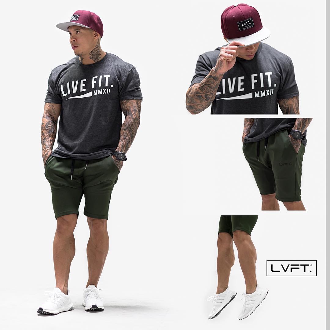 Cơ bắp captain america mùa hè thể thao quần short triều nam anh tập thể dục chạy slim casual breathable 5 điểm năm quần quần tập gym nữ ngắn