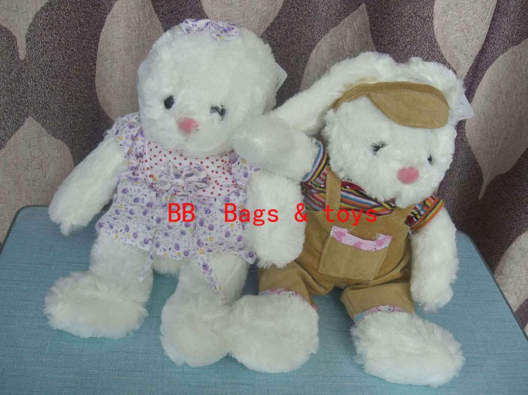 Hair Suede Toy Rabbit Home Lovers Rabbit Recording Rabbit 20 * 27 * 28cm cute Rabbit Birthday Gift Wedding Gift