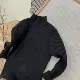 Черный, высокий воротник