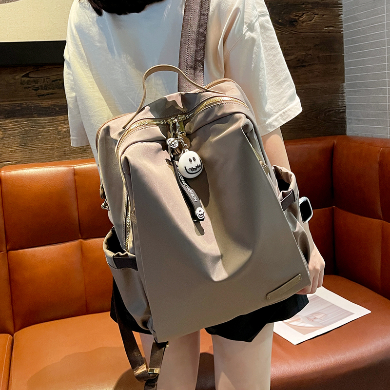 Double-Layer Computer Bag, Lightweight Backpack for Women, 2026 New Model, Oxford Cloth, High-End, Niche Fashion Backpack, Travel Bag