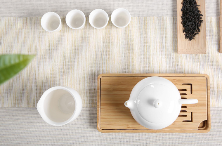 Dehua white porcelain teapot household contracted size ceramic kung fu tea tea set beauty of filter single pot of tea