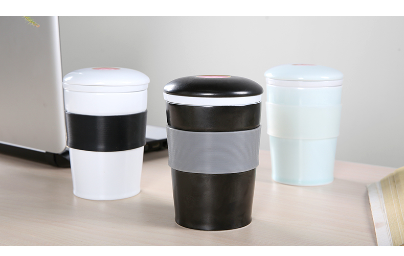 Mark cup move trend of ceramic filter with cover couples kung fu tea tea separation mass customization