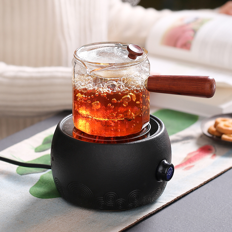 Flowers glass teapot fruit tea tea sets tea cup boiling tea pu - erh tea, black tea household electric TaoLu