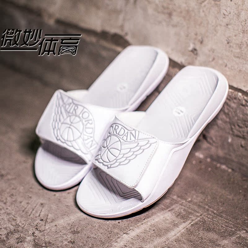 Tinh tế thể thao không khí jordan hydro 7 aj7 nam giới và phụ nữ dép thể thao dép và dép AA2517-003 dép hermes nam