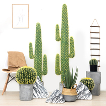 ins Nordic wind fake cacti emulation plant green planting bonsai large fairy post living-room floor decoration
