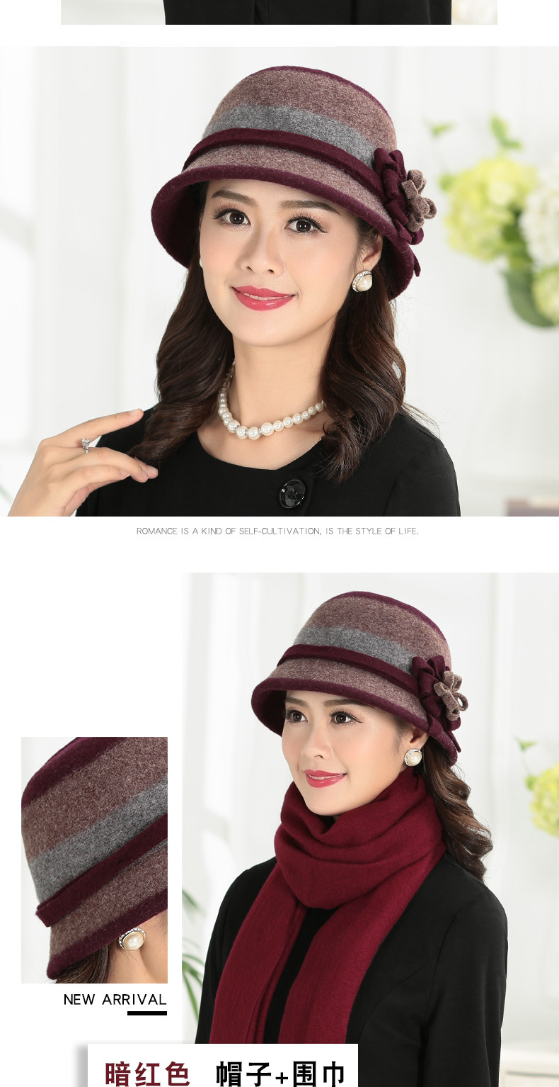 Chapeau pour femme en Melange de laine - Ref 3234094 Image 12