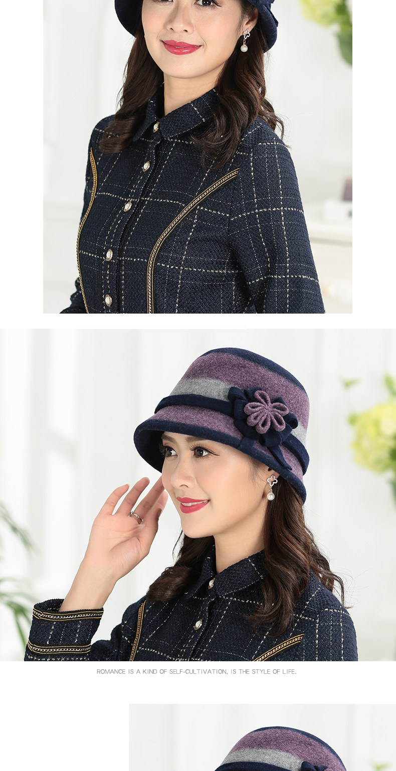 Chapeau pour femme en Melange de laine - Ref 3234094 Image 17