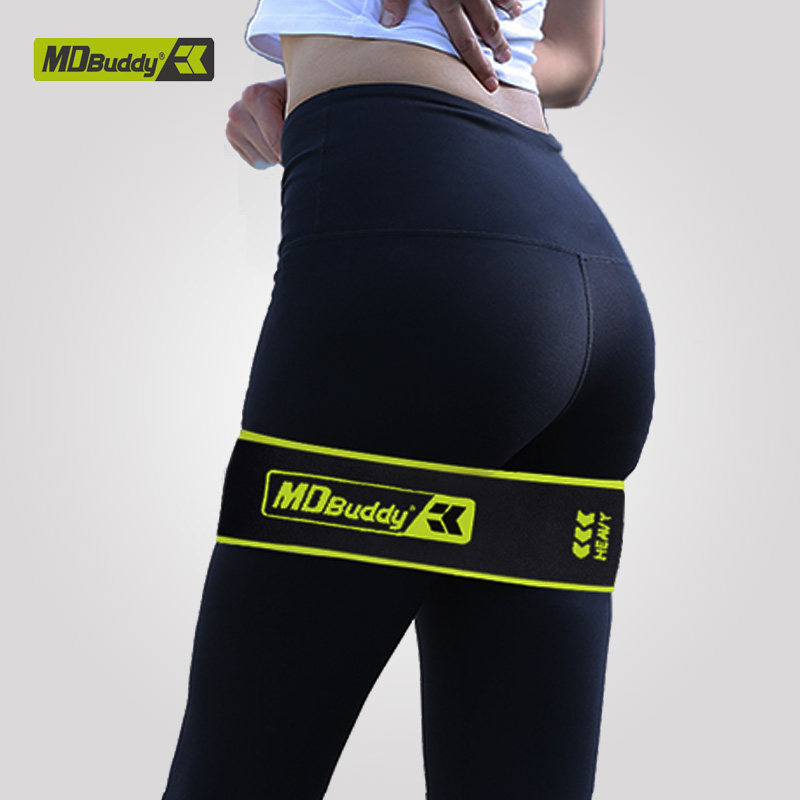 MDbuddy fitness resistance circle deep squatting training pull with mussel-style movement resistance with beauty hip pull leg elastic band-Taobao
