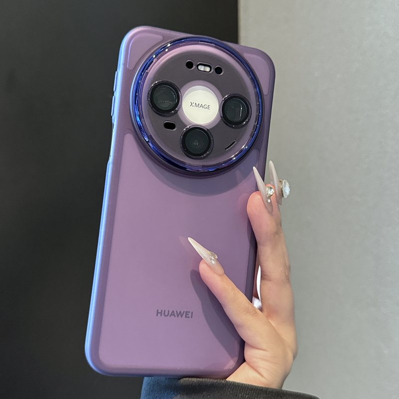 Suitable for Huawei Mate80Promax Mobile Phone Case, New 2026 Transparent Soft Silicone Mate70/60Pro Full-Cover Lens High-End Feel Mate80Ultra Unique and Good-Looking Protective Case for Men and Women