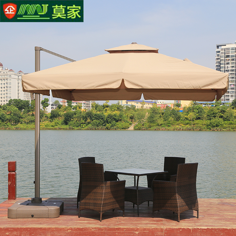 Mojia outdoor umbrellas outdoor large umbrellas leisure advertising custom square courtyard umbrellas outdoor umbrellas Roman umbrellas