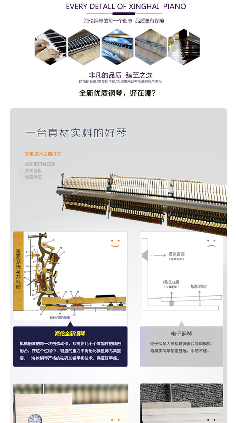 Helen Wendelong (Áo) thương hiệu đàn piano chuyên nghiệp mới 88 phím đàn piano W162 bán đàn piano