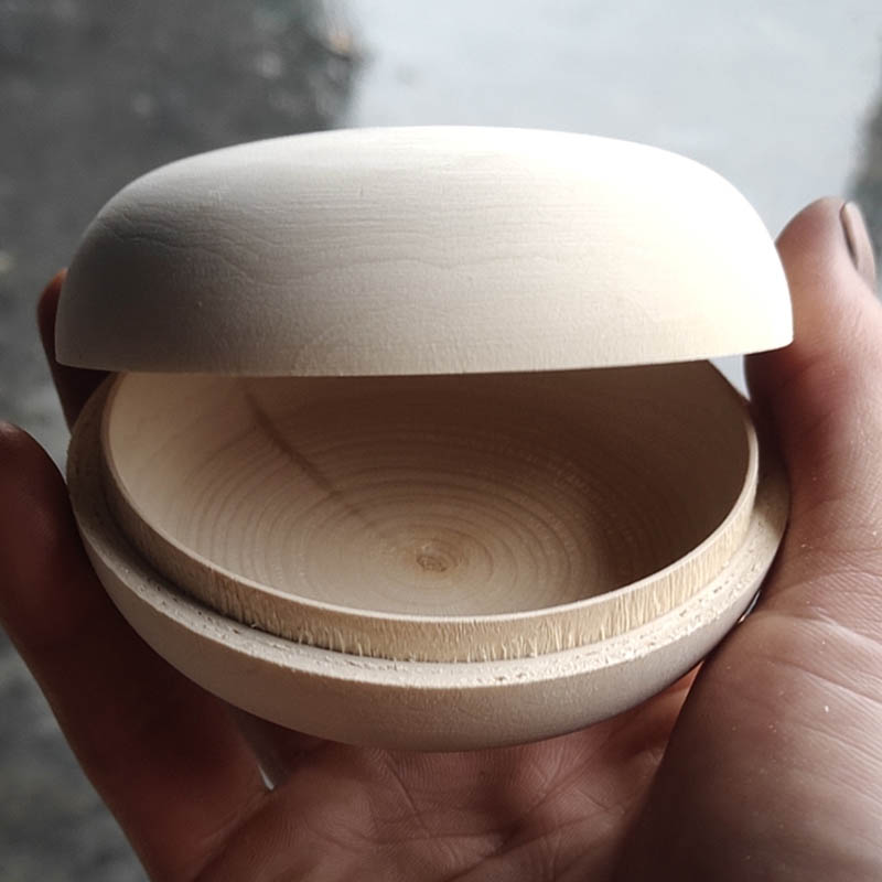 Indonesian box lacquer wood tire jewelry box lacquer raw lacquer clay wood log wood embryo