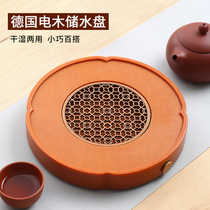 Ren Tang Bakelite tea tray German household dry bubble water storage simple tea set for one person with a small number of round tea Taiwan sea tray