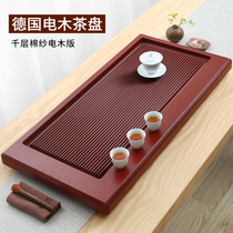 Ren Tang German Bakelite tea tray Red rectangular simple drainage household large tea table Kung Fu tea set sea tray