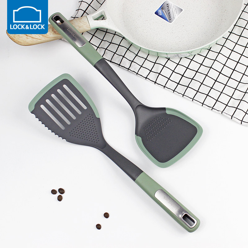 Music Buckle Music Buckle Pan Shovel High Temperature Resistant Nylon Rubber Material Fried Vegetable Shovel Apply No Stick To Pan Soup Spoon Leaky Spoon Shovel