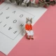 Tinh tế Harajuku Huy hiệu dễ thương Schoolbag Soft Girl Trâm Cartoon Anime Fox Rabbit Pin Ngực Phụ kiện khóa ghim cài áo nam