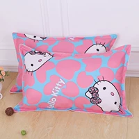 Non-twill bông gối cartoon Kay hát mèo miễn phí vận chuyển một cặp đơn gối sinh viên gối bìa tải - Gối trường hợp gối chống trào ngược
