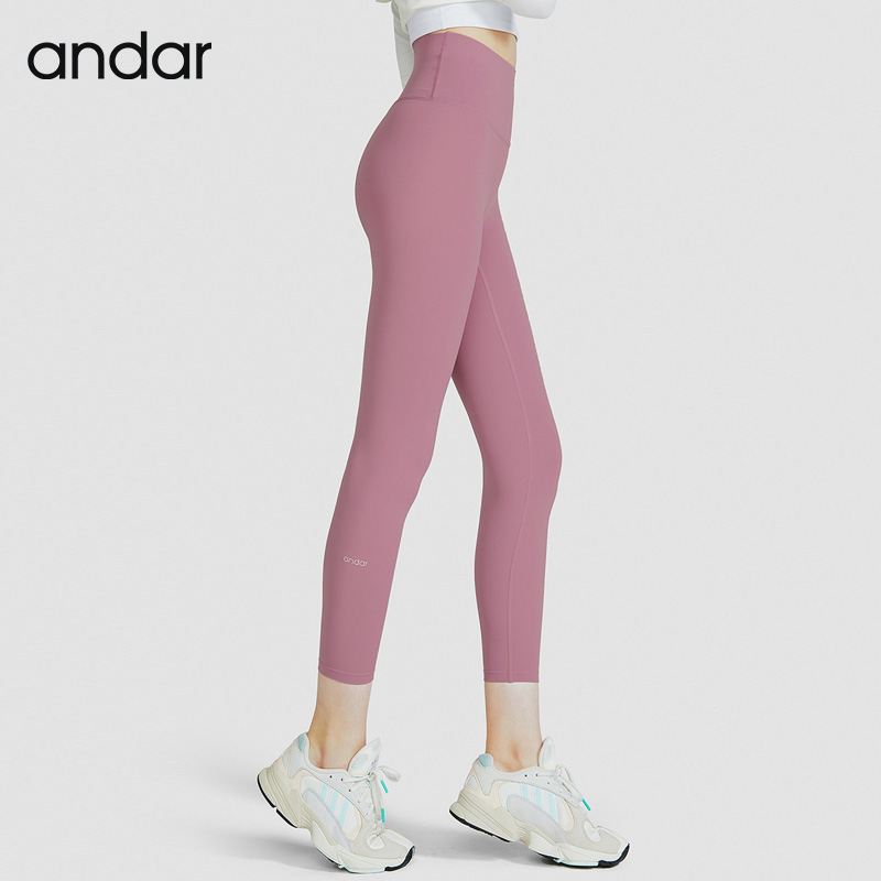 South Korea ANDAR yoga suit eight-point pants female fitness running sportswear tight 8 2 points dance air yoga pants