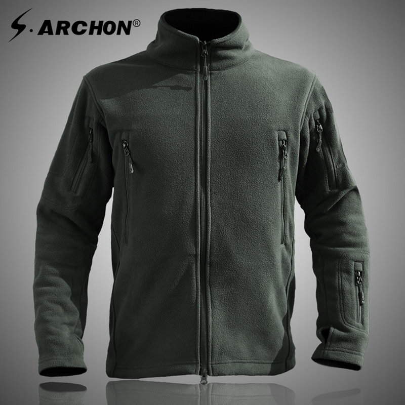 Archon Spring and Autumn Urban Commuting Tactical Fleece Jacket Us Military Cold-Proof Mountaineering Jacket Warm Tad Coat Inner Layer