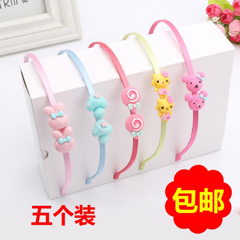 3-4 - 5 - 6 years old children's hair hoop girls baby baby baby hair and hair hair and sweet hair - dye girls fashion