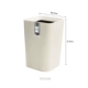 Белое мусорное ведро, 20.2×20.2×31.8см