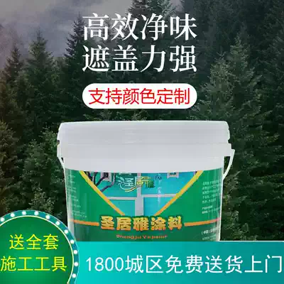 Exterior wall paint waterproof sunscreen self-painting paint latex paint paint dressing room white wall paint wall paint