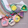 Mobile Phone Lanyard Crossbody Chain Coin Purse Handmade Twisted Braid Sturdy Outdoor Portable Long Style for Women