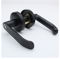 Universal Tripole Type Spherical Lock Black Indoor Bedroom Door Lock Home Room Solid Wood Door Lock Door Door Door Lock
