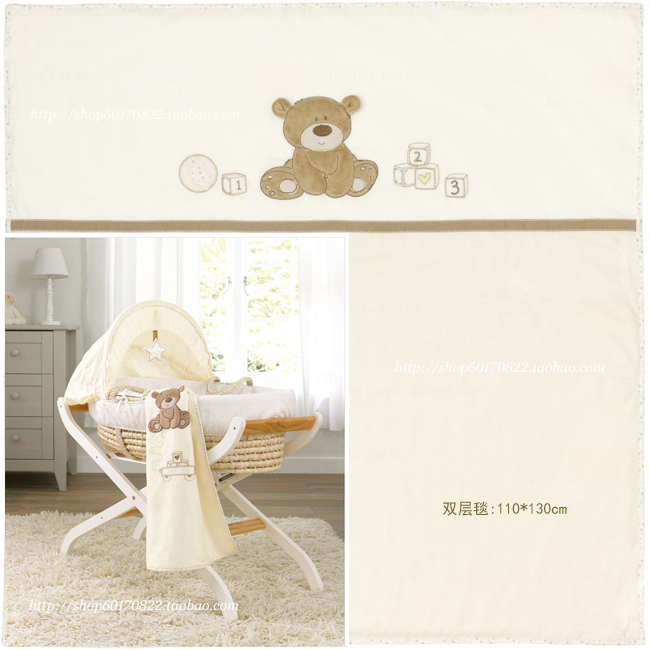 Trân trọng con gấu. Người Anh Mothercare bé bedding set kết hợp giường ngủ của trẻ em bao quanh bởi trẻ em chăn quilt cover new