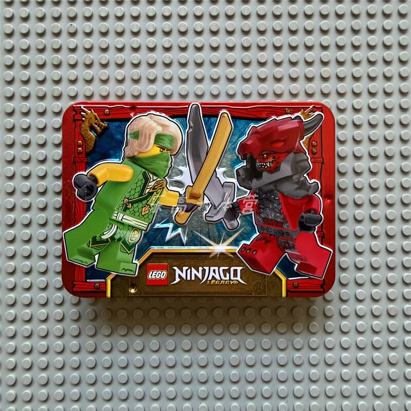 Lego 112601 Ninjago Lloyd and the Dragon Warriors Minifigure Without Shoulder Armor Iron Box