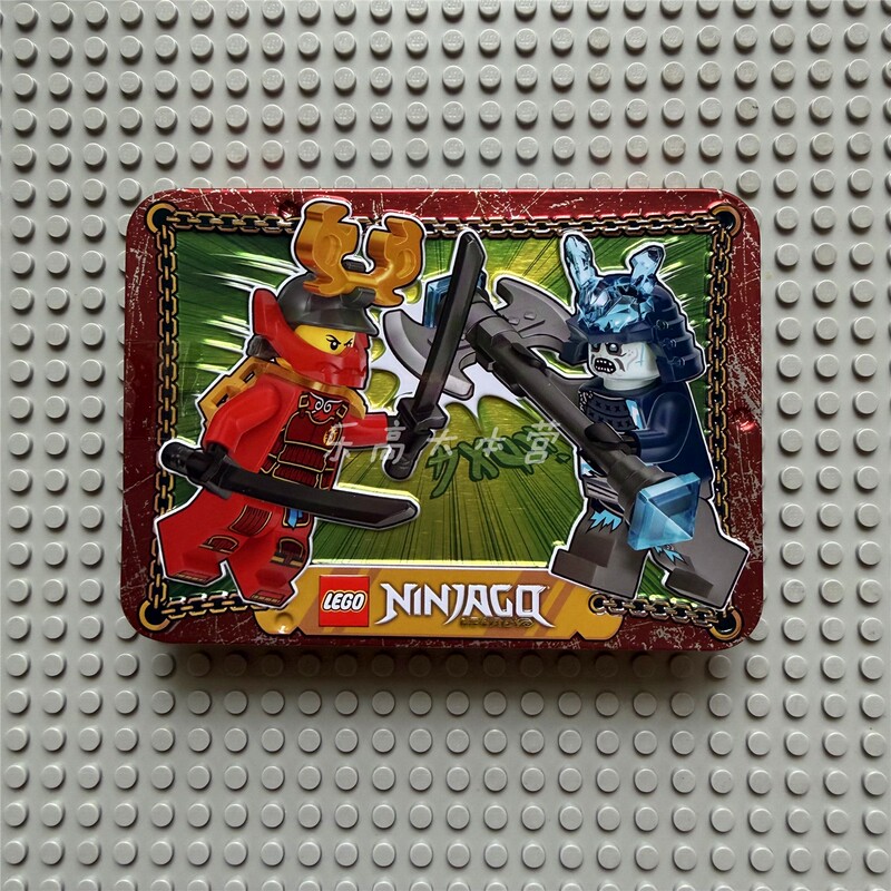 Lego L0002215 Ninjago Nya X Samurai and Garmadon Minifigures Tin Box