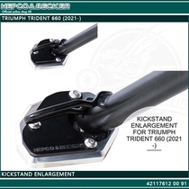 German HEPCO modified foot support side support enlarged seat side column auxiliary seat TRIDENT 660 TRIDENT