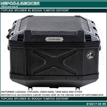 German HEPCO rhino XPLORER limited edition aluminum alloy top box motorcycle trunk suitcase