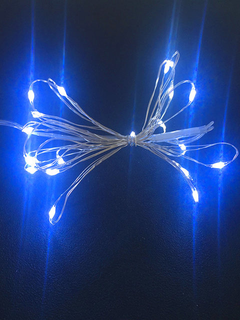 建筑沙盘模型灯材料室内外发光LED灯组铜线串灯小灯泡带控制器灯