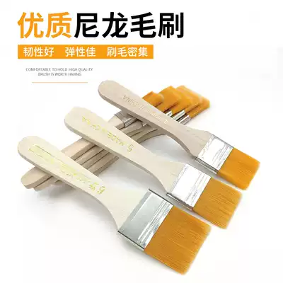 DIY model pigment paint plaster coloring with nylon brush brush small brush acrylic pigment brush