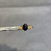 18k gold natural sapphire ring Shandong mining area