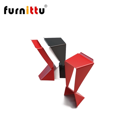 furnittu Дизайнерская мебель значок табурета табурета креативная открытая металлическая барная барная барная барная стола