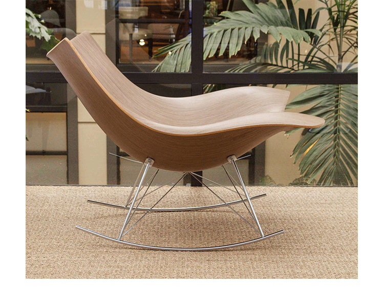 Nội thất sáng tạo thiết kế nội thất bập bênh ghế bành / ghế xích đu cá hồi sofa đơn