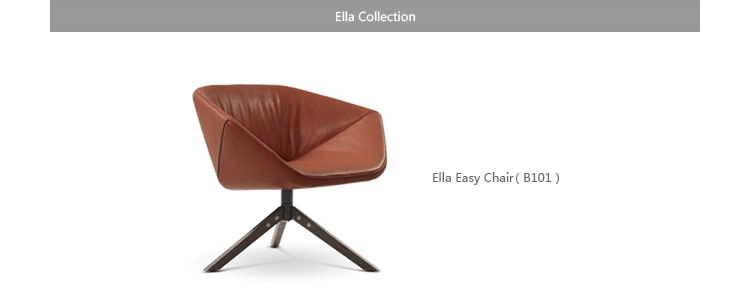 Nội thất thiết kế sáng tạo nội thất ella ghế dễ dàng Ella ghế đơn giản sofa da thật