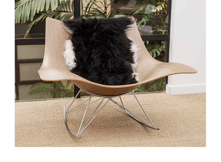 Nội thất sáng tạo thiết kế nội thất bập bênh ghế bành / ghế xích đu cá hồi sofa đơn