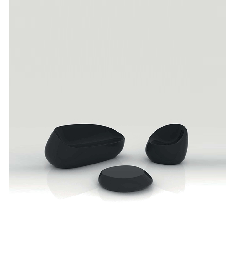 Nội thất thiết kế nội thất bàn cà phê đá / bàn cà phê FRP bàn cà phê ngoài trời sofa phòng ngủ