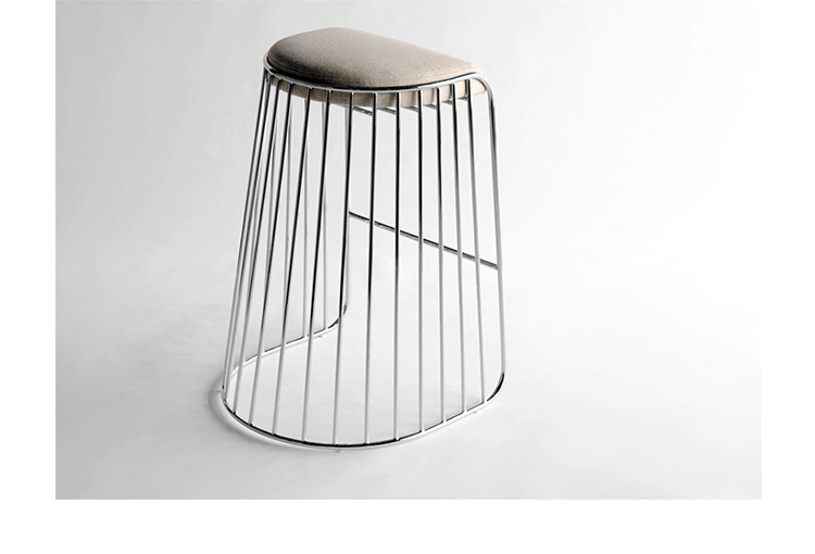 Nội thất sáng tạo thiết kế nội thất cô dâu mạng che mặt barstools thanh thép không gỉ thanh phân - Giải trí / Bar / KTV ghế quầy bar gỗ