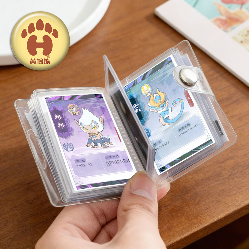 Mini Photo Album Keychain with Personalized Photo Charms Featuring Pleasant Goat and Grey Wolf