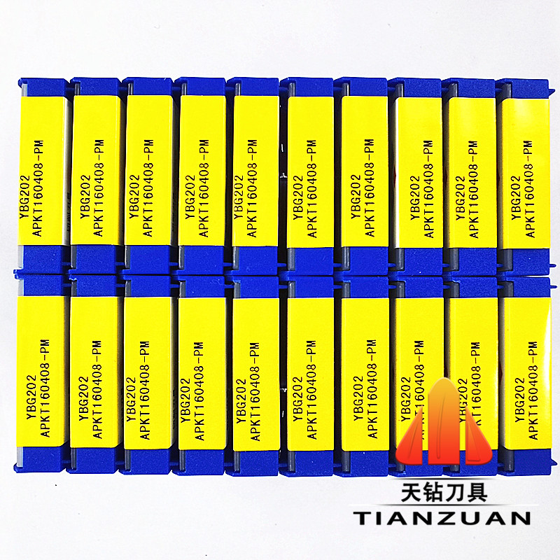Zhuzhou Diamonds square shoulder numerical control milling cutter sheet YBG205 YBM253APKT160408-PM YBG202 302 YBG202
