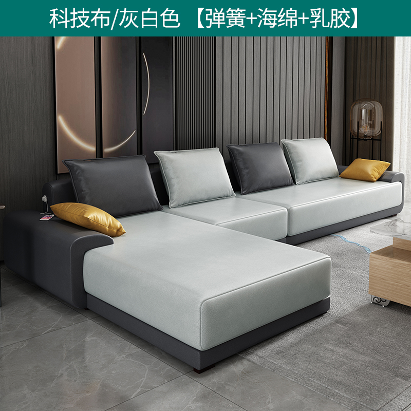 Nordic Bart sofa Living room light and luxurious tech cloth Free and washable small family Type Composition modern minimalist sofas