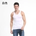Áo vest nam mùa hè co giãn Áo thun cotton nam trung niên cotton lỏng thoáng khí thấm mồ hôi mùa hè trẻ trung - Lót ao the thao Lót