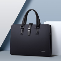 Emperor Paul Leather Briefcase Business Simple Men's Bag 2026 New Fashion Crossbody Shoulder Handbag