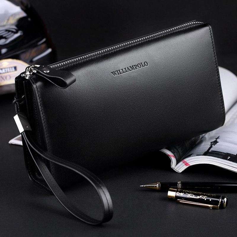 Royal Rafa Laurenma Ball handbag Male genuine leather Large capacity Racing men's handbag Head layer Bull Leather Men's Bag Hand Bag Tide