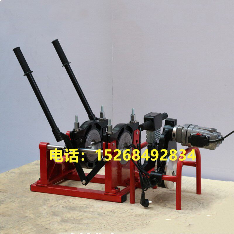 63-160 200 hand push single column PE butt welding machine hot melt machine pe pipe welding machine two ring butt welding machine